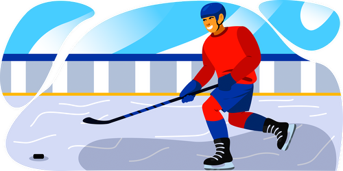 Illustrasjon for Ishockey