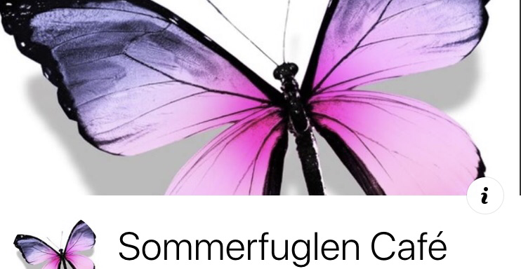 Bilde/illustrasjon om Sommerfuglen Café