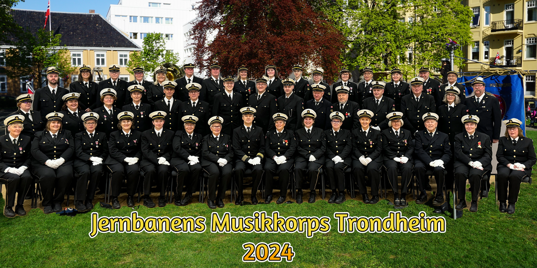 Bilde/illustrasjon om Jernbanens Musikkorps Trondheim